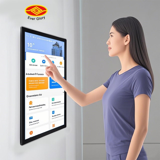 21 27 32 Inch High Brightness Industrial Touch Monitor PCAP Touch Screen Display for Outdoor Kiosk Self Service Terminal