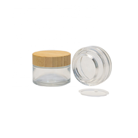Pot en verre dépoli pour crème de soin 5g 15g 30g 50g 100g pour emballage de crème visage