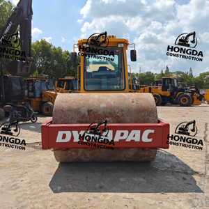 Rouleau compresseur pneumatique Dynapac CA602 d'occasion, modèle 2022, moteur diesel Cummins, monocylindre, puissance 142 kW, pompe à roulement moteur - Product Image 1