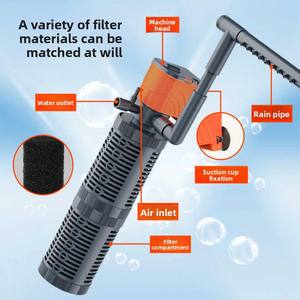 Plastic ecologisch aquariumfilter en pomp - ultra stil & energiebesparend Xilong model Guangdong China - Product Image 4