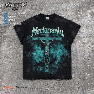 High quality customized men's 100% pure cotton <b>T</b>-<b>shirt</b>, knitted fabric, heavyweight high-quality men's <b>T</b>-<b>shirt</b> - Product Image 1