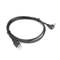 Kabel Printer PVC USB 2.0 A ke B Male to Male 90 Derajat untuk Komputer