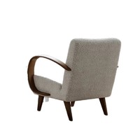 Chaise longue de style italien, canapé moderne du milieu du siècle, accoudoirs en tissu, Lovein LC240072 pour petits/grands appartements, salon