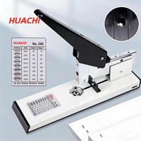 Agrafeuse manuelle en métal robuste HUACHI, capacité de 100 à 220 feuilles, format jumbo, fournitures de bureau