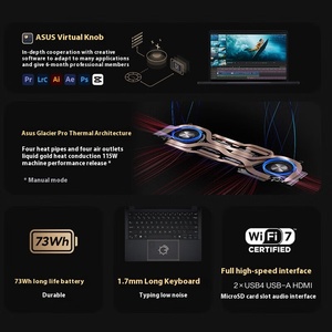 ASUS ProArt Creator 13 Edizione 2024 Ryzen AI 9 HX370 RTX4060 <span class=keywords><strong>Laptop</strong></span> con <span class=keywords><strong>Touchscreen</strong></span> 2.8K, 32GB RAM, 1TB SSD - Product Image 4