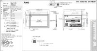 وحدة شاشة TMK مقاس 10.1 بوصة بدقة 1280*800 من نوع IPS TFT LCD طراز MXT1066T2 بسطوع 1000 نيت، تعمل في درجات حرارة من -30 إلى 85 درجة مئوية، مع واجهة MIPI وتقنية G+G PCAP وإضاءة خلفية LED مدمجة للسيارات