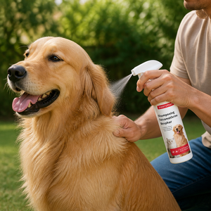 Shampooing et <span class=keywords><strong>spray</strong></span> <span class=keywords><strong>anti</strong></span>-puces et tiques Tetramethrin <span class=keywords><strong>pour</strong></span> chiens et chats, traitement antiparasitaire, vente en gros, fournisseur d'usine. - Product Image 5