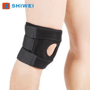 Shiwei <b>Knee</b> <b>Support</b> <b>Brace</b> Adjustable Breathable Nylon One Size Fits All For Child Hiking Basketball Running Protection - Product Image 2