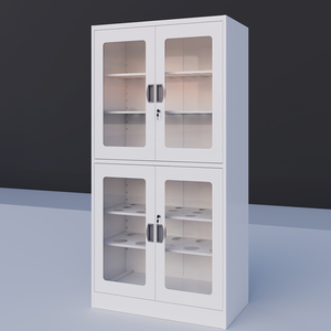 Muebles de Laboratorio Duraderos, Gabinete de Almacenamiento para Ácidos Corrosivos, Armarios de Almacenamiento de Acero para Almacenamiento Seguro de Material de Vidrio - Product Image 2