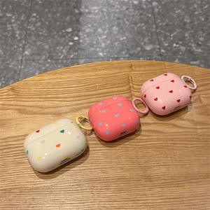 Estuche pequeño con forma de corazón estilo coreano para AirPods Pro 3, compatible con las cubiertas protectoras de 1.ª, 2.ª y 4.ª generación. - Product Image 2