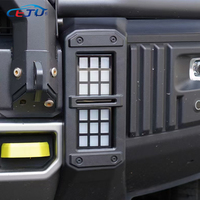 Accessoires d'extérieur de voiture Cache phare antibrouillard avant et arrière Gardes de lampe Décoration pour Jetour Traveller T2