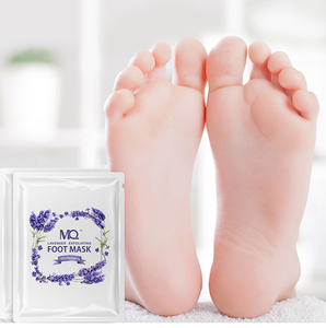 Masque exfoliant pour les pieds à la lavande MQ Lavender, hydratant, qui élimine les peaux mortes et les callosités, répare et adoucit les talons gercés. - Product Image 2