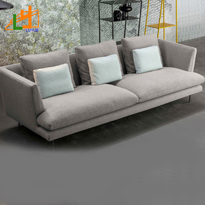 Marco de madera de alta calidad muebles de Sala Europea <span class=keywords><strong>2</strong></span> plazas sofá seccional moderno sofá de la tela para el hogar - Product Image 1