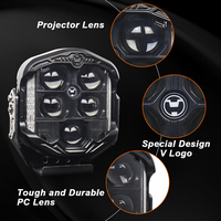 Feux de travail LED OVOVS pour camion tout-terrain, 95W, 7 pouces, avec faisceau haut et bas, pour véhicule universel, Jeep, tout-terrain, 4x4
