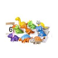 Série Monstres Dinosaures : Jouet en PU réaliste Triceratops pour adultes, anti-stress, à récupération lente et compressible
