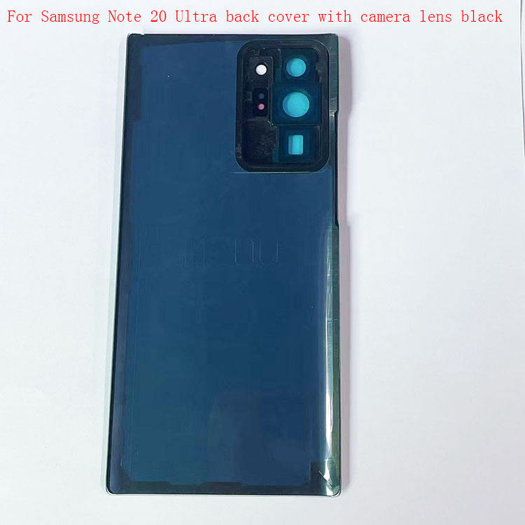 Pour Note 20 ultra couverture arrière avec objectif de caméra Noir