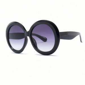 Newest Fashion Unique Custom Logo Large <b>Frame</b> <b>Sunglasses</b> for Ladies UV400 Oversized <b>Round</b> Women <b>Sunglasses</b> 2021 - Product Image 5