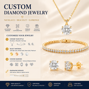 Perhiasan Berlian Buatan Laboratorium Betterstar IGI GIA Bersertifikat HPHT CVD VVS, Cincin Berlian Potongan Pir, Cincin Emas Padat, Cincin Pertunangan Wanita - Product Image 5