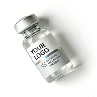 Étiquettes en vinyle premium résistantes aux UV 3ml 5ml 10ml pour peptides de musculation et l'industrie du fitness