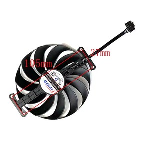 สินค้าใหม่ FDC10U12D9-C CF1010U12D T129215SU 6PIN 95มม. แฟน RTX3060 Phoenix GPU สินค้าราคาถูกสำหรับการ์ดจอ Asus RTX 3050 <span class=keywords><strong>3060</strong></span> Phoenix - Product Image 5