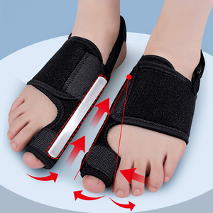 Orthèse de fixation des articulations de jour et de <span class=keywords><strong>nuit</strong></span> réglable orthèse de <span class=keywords><strong>Valgus</strong></span> du pouce avec sangle de séparation des orteils de Camp lourd en os pour un confort amélioré - Product Image 2