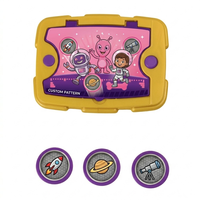 Jeu de tir interactif pour enfants avec lanceur de disques de style tablette, jouet de tir portable à motif personnalisé OEM