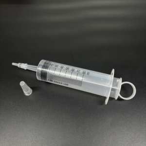 Jeringa de alimentación médica de plástico PP de tamaño personalizado desechable de 150ml, 200ml, 250ml, 300ml, 500ml, con émbolo de goma de PVC - Product Image 3