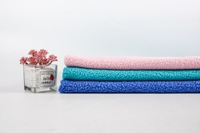 Tissu polaire Sherpa 370GSM à grosses et petites fibres, 150D 96F, polyester tricoté, teint uni, 160cm
