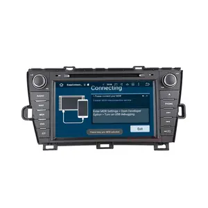 Kirinavi WC-TP8004L android 10.0 stereo car radio player para toyota prius 2009-2015 gps sistema de navegação multimídia 16G ROM