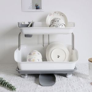 Household Kitchen Items Plastic <b>Dish</b> Rack Organizer Kitchen Utensils Storage Basket <b>Stand</b> - Product Image 5
