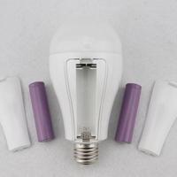 Ampoule d'Urgence LED 15W E27 B22 Alimentation CA/CC/Solaire 6500K Globe à Capteur en Plastique Certifiée RoHS pour Usage Résidentiel