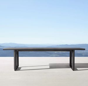 Ensemble de table à manger de luxe pour jardin extérieur en aluminium moulé - Product Image 2