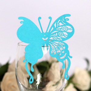 Farfalla Laser Cut Luogo Tavolo Carta di Nome di Carta Rifornimenti Del Partito di Nozze Decorazione - Product Image 2