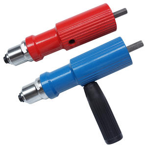 Rivetteuse pneumatique électrique avec adaptateur pour rivets à tirer, tête de rivet en alliage d'aluminium pour applications de rivetage latines - Product Image 2