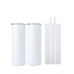 Vaso de Acero Inoxidable con Aislamiento al Vacío de Doble Pared y Pajita de Plástico a Prueba de Fugas para 20 Onzas - Product Image 1