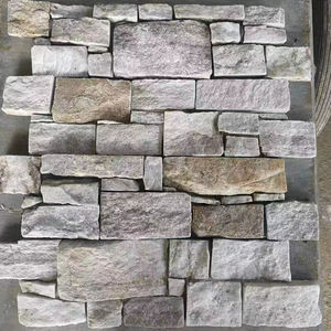 Revêtement en <span class=keywords><strong>pierre</strong></span> culturel durable écologique d'érosion antiacide d'ardoise fendue multicolore de style moderne pour l'extérieur extérieur d'hôtel - Product Image 1