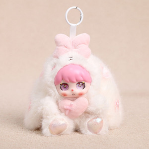 Gantungan Kunci Boneka Kelinci Bentuk Hati Super Lucu dari Source Factory, Terbuat dari 100% Poliester dan Vinyl, untuk Usia 14 Tahun ke Atas - Product Image 6