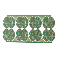Carte de circuit imprimé rigide FR4 personnalisée, double face, ronde, OEM, pour lampe à ongles LED et module d'éclairage LED