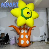Colonne gonflable décorative personnalisée et attrayante en forme de cactus-panier de pain jaune, Colonne gonflable personnalisable en forme de cactus-panier de pain