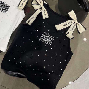 Camiseta Pulóver <span class=keywords><strong>de</strong></span> Verano para Niña Nuevo <span class=keywords><strong>Chaleco</strong></span> Estilo Lazo Lindo con Tela Tejida Ropa para Niños 0190A023 - Product Image 4