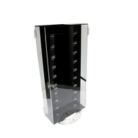 Vitrine à couteaux en plexiglas personnalisée, présentoir à couteaux en acrylique transparent avec serrure