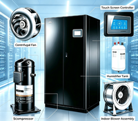 AC Presisi Tipe Lantai Berpendingin Udara Sumber Dingin Ganda 5.9kw~132.1kw untuk Pusat Data, Aliran Udara Besar, Konsumsi Rendah