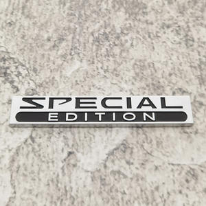 Adesivo per Auto in Metallo 3D con Logo EDITION, Impermeabile, Rivestito UV, Personalizzabile, Edizione Limitata - Product Image 2