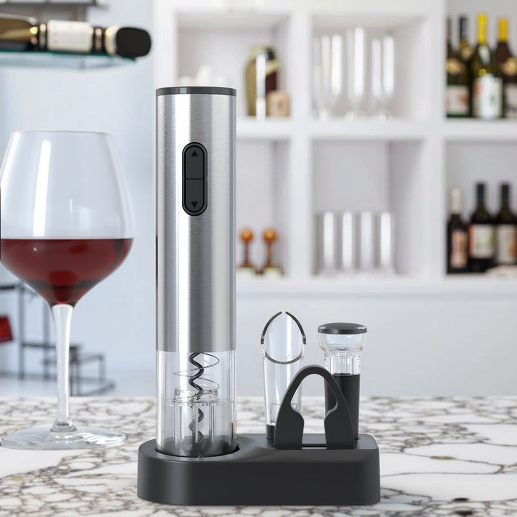 Apribottiglie Elettrico Per Vino - Cavatappi Automatico Con Tagliafoil - Foto 8