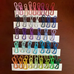 Neues Design kleiner winddichter Kleiderclip aus Metall zum Anschneiden von Socken und Snacks langlebiger Kleider-Trocknungsclip für Kleidung und Taschen