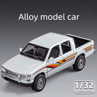 Modelo de Coche de Aleación Fundida a Presión a Escala 1:32 con Efectos de Sonido y Luz, Puertas Abribles y Función de Retroceso, Juguete para Regalo