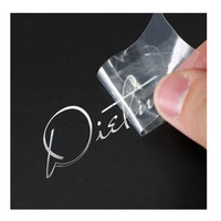 Autocollant adhésif personnalisé en PVC imperméable à l'eau UV DTF Cup Wrap Gloss Transfers Sticker