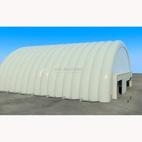 Bâtiments en dôme gonflables pour l'optimisation de l'espace, abri d'entrepôt, structure aérienne, tente de stockage, matériau PVC, imperméable, personnalisable