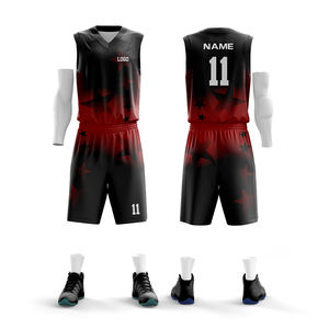 Vêtements de basket-ball à conception gratuite, délai de livraison rapide, marque privée, divers modèles, maillot de basket-ball à séchage rapide pour le sport - Product Image 1