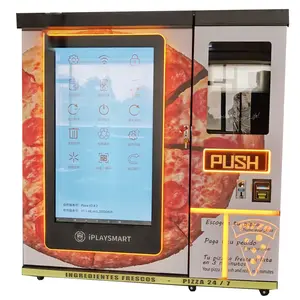 Iplaysmart robot distributeur automatique de pizza entièrement automatique distributeur automatique de pizza à vendre faisant la nourriture chaude fabricant de porcelaine fraîche